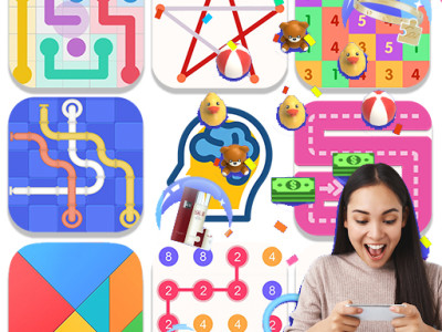 Hyper Casual Puzzle Games background