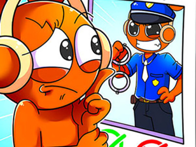 Sprunki Policeman For Kids background